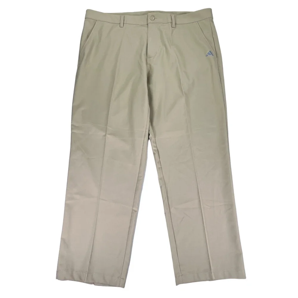 Adidas Men's Tan Adi Advantage Regular Fit Golf Pants - 40x30